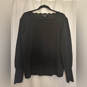 Cable & Gauge Classic Black Sweater
